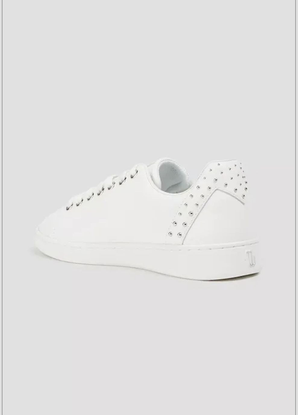 Белые кроссовки кеды Maje Leather Sneakers Studded белые всесезоны (301907076)