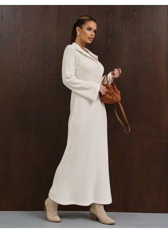 Белое платье 15352 белое ISSA PLUS однотонное