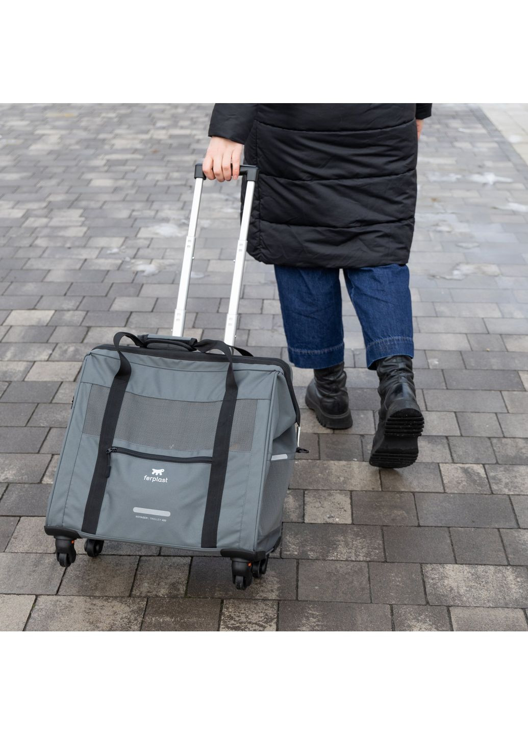 Троллей-переноска для собак и кошек 46 х 26 х н 48 см VOYAGER TROLLEY 450 (A-038124) Ferplast (366817072)