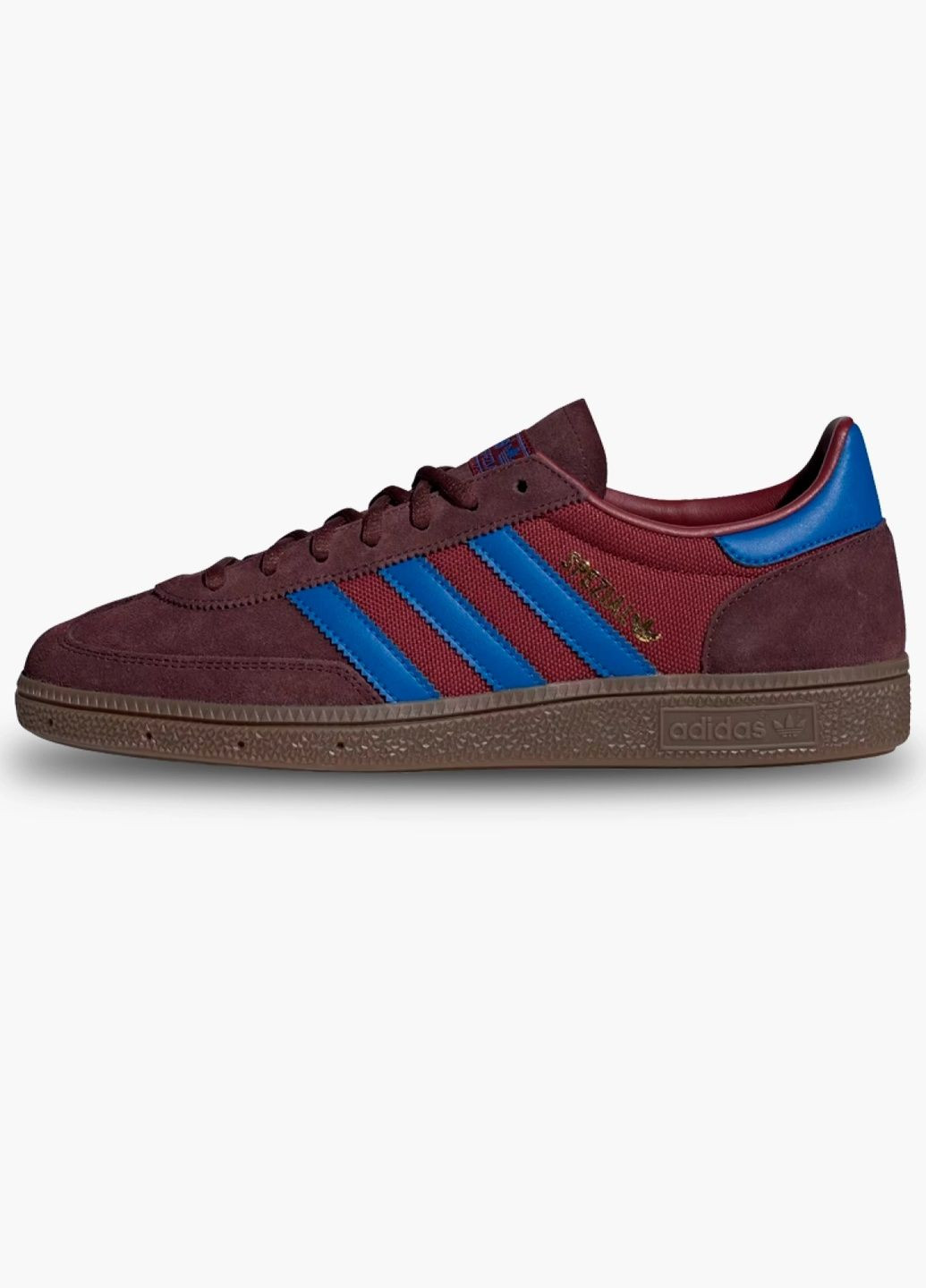 Бордовые кроссовки мужские handball spezial bordo if9530 adidas