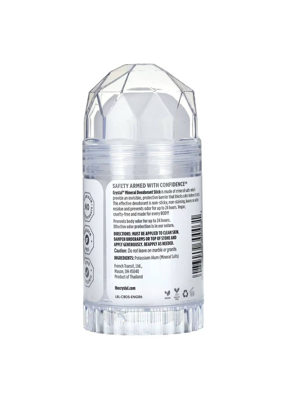 Мінеральний дезодорант-стік, без запаху, 120 г Crystal (361858478)