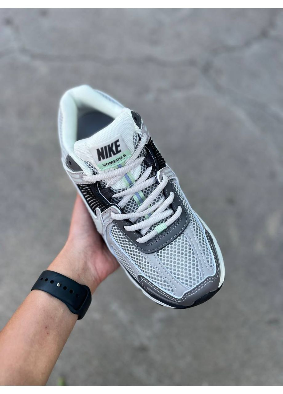Білі Осінні кросівки чоловічі nike zoom vomero 5 grey ci1694 найк зум No Brand