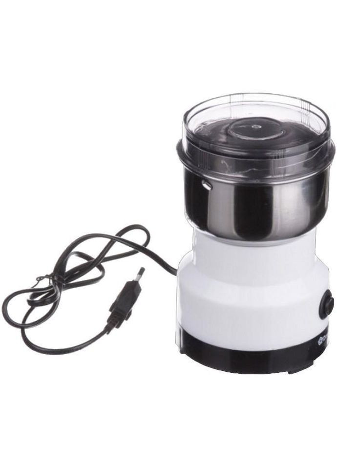 Роторна електрична кавомолка 150 Вт MS-1106 Біла Domotec (306716852)