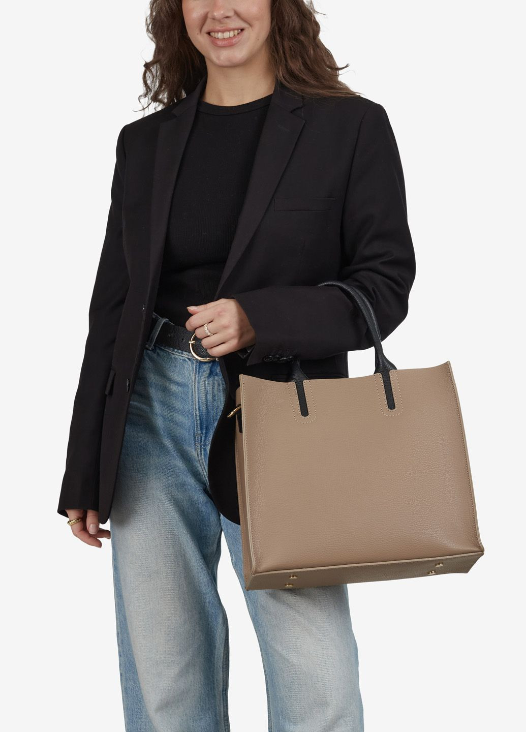 Сумка жіноча шкіряна тоут середня Tote Regina Notte (316710098)