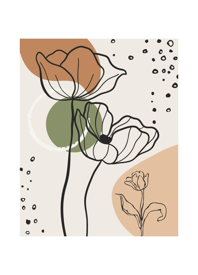 Картина по номерам "Счастливые цветы 1" 13064-AC No Brand (330607915)