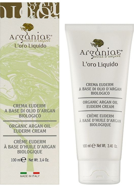 Питательный увлажняющий крем для массажа Huile D'Argane Organic Argan Oil Euderm Cream (1261231-31108142) Arganiae (368665238)