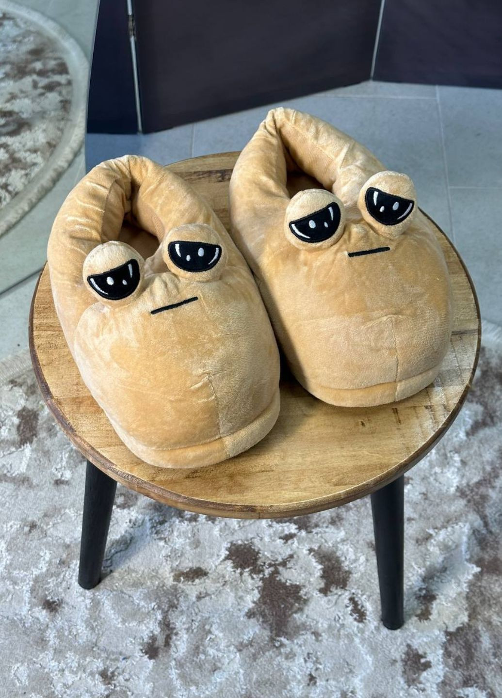 Чоловічі плюшеві капці Поу з антиковзною підошвою My Kigu (368156599)