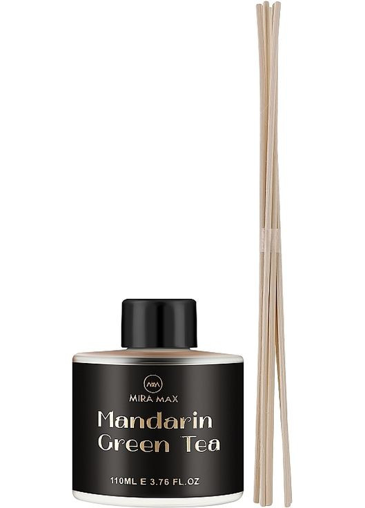 Аромадифузор Mandarin Green Tea Fragrance Diffuser With Reeds Premium Edition 110ml (1331237-31101888) Mira Max (371902586)