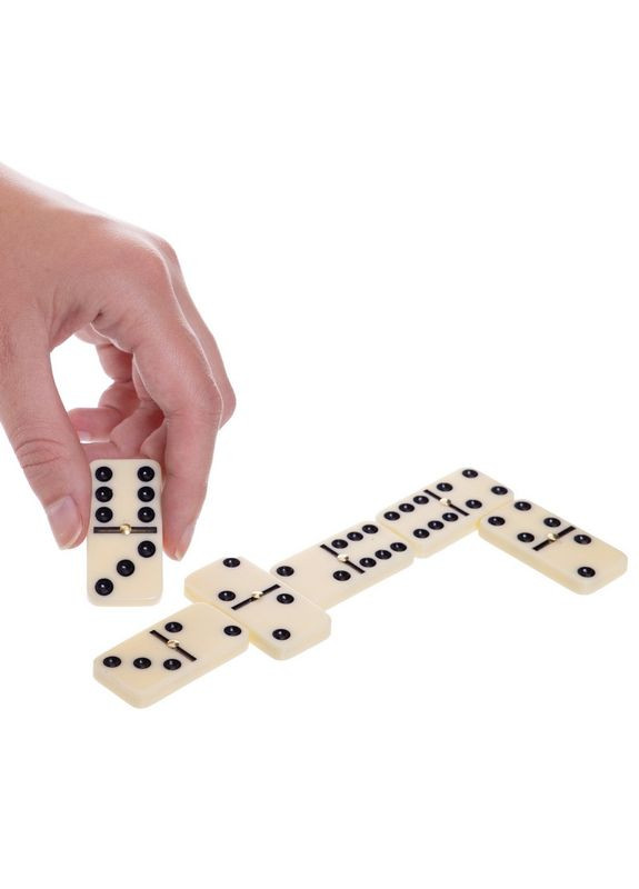 Доміно настільна гра в картонній коробці IG 3361 28 кісток білий SP-Sport (362459862)