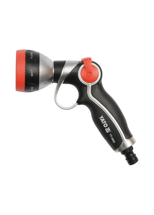 Пистолет орошал. с насадкой 7-позиц. на шланг, Ø=1/2" [12/48] YT-8960 YATO (365330207)