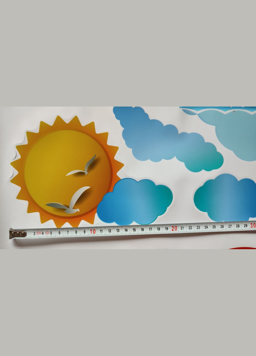 Вінілові наклейка на стіну Море маяк кит (лист 50 х 70 см) Б115 No Brand (302810317)