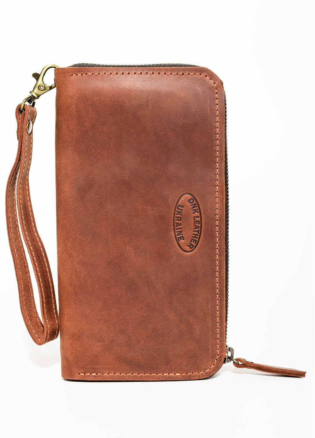 Гаманець клатч шкіряний на блискавці DNK Leather (300522929)
