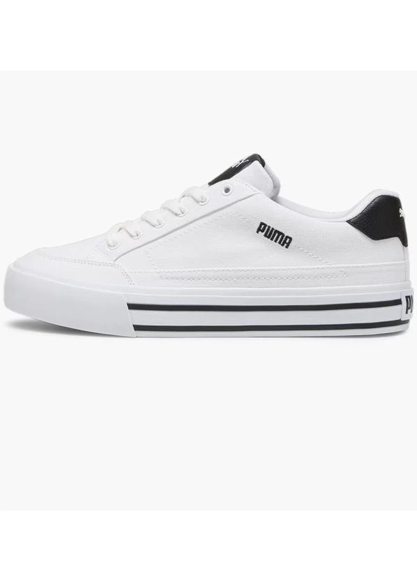 Белые демисезонные кроссовки court classic vulcanized white 395020-04 Puma