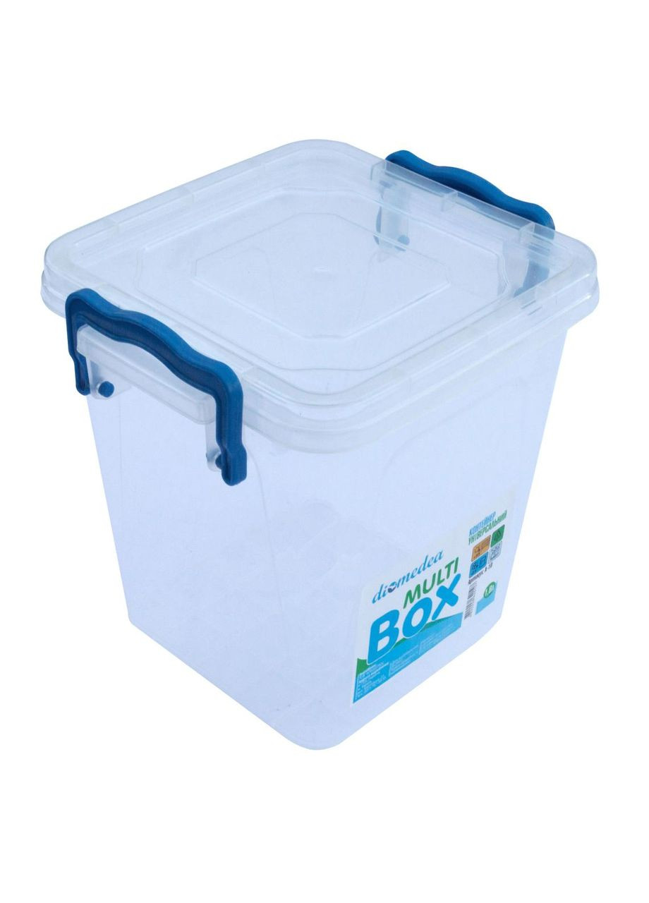 Пластиковый пищевой контейнер с защелкам 1.8 литра А-10 (Diomedea) 15,5*14*15 см Альбатрос (341252108)