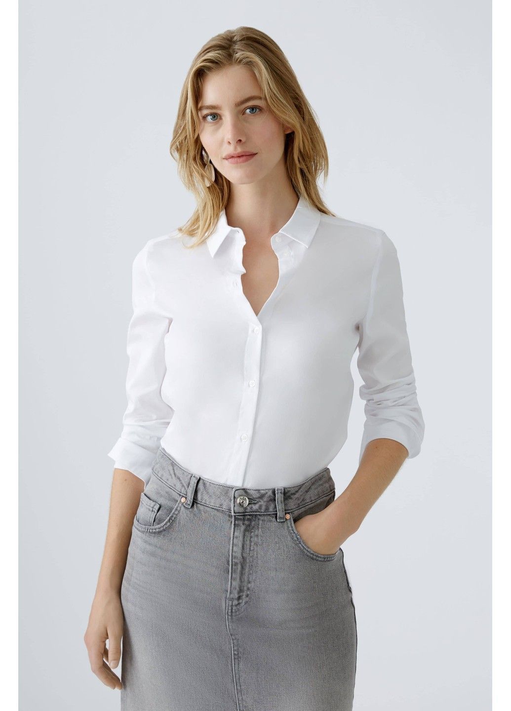 Жіноча сорочка Біла Oui (301506012)