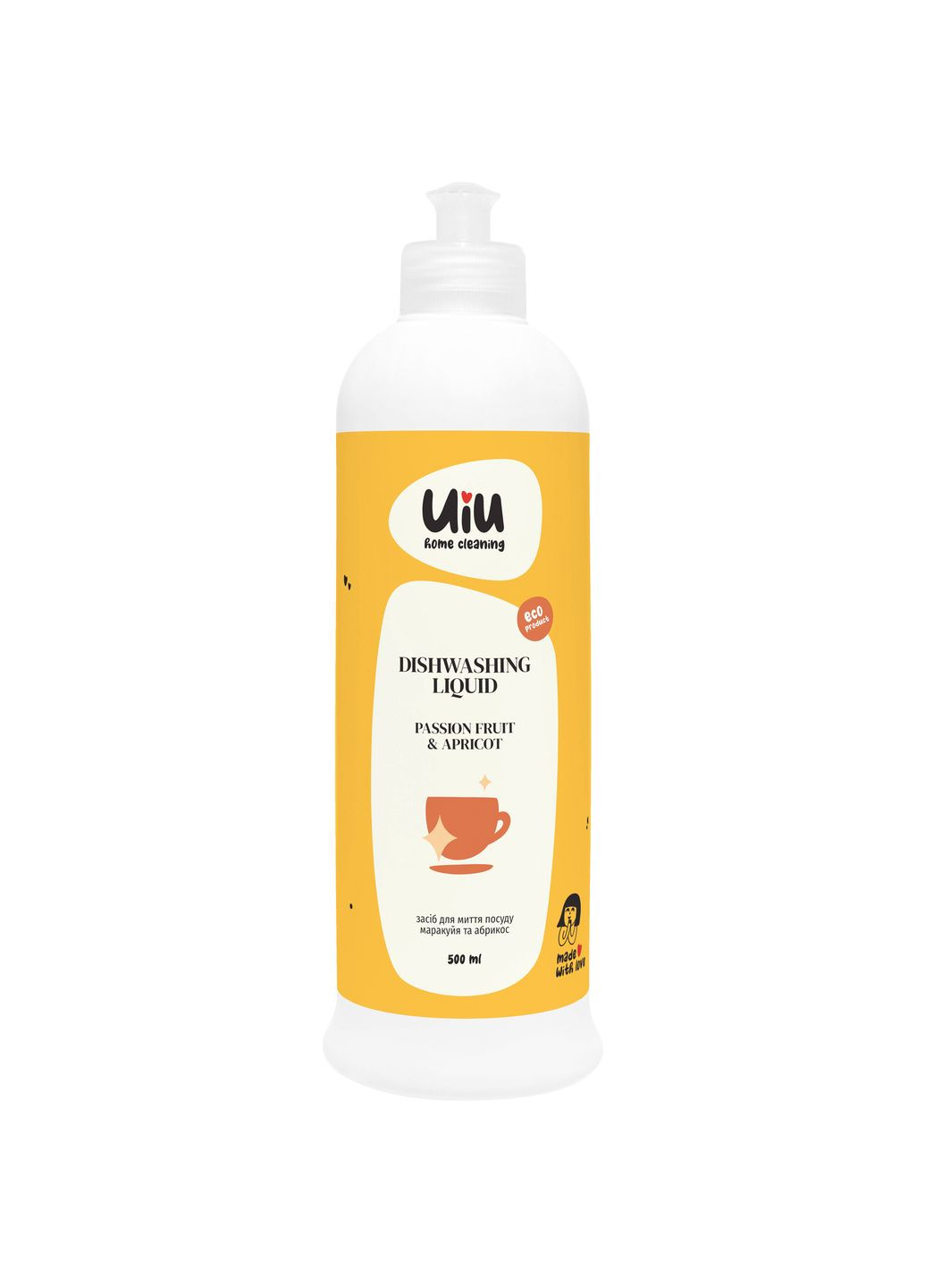 Средство для мытья посуды Маракуйя & Абрикос, 500 мл UIU 4820152332806 (361855724)