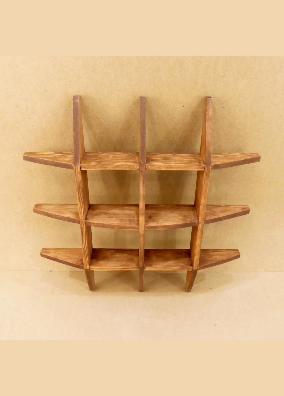 Настенная книжная полка из дерева Властелин мускат (КПГ-001707) No Brand (328073036)