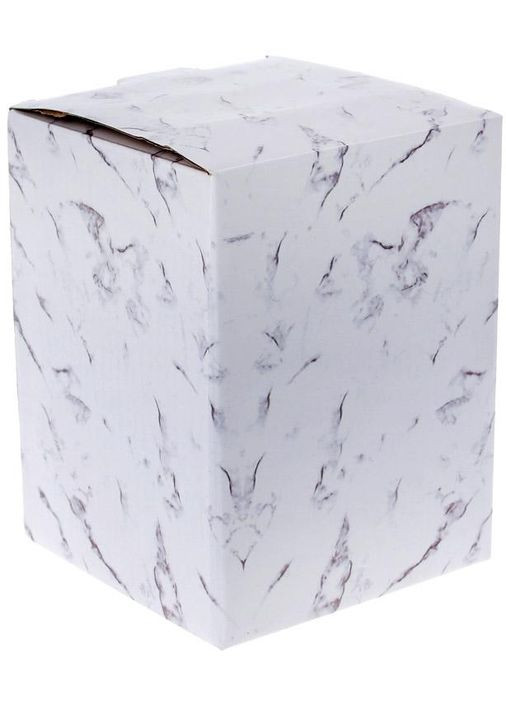 Кружка фарфоровая черная с золотым мраморным рисунком 450мл для кофе и чая подарок для женщины Bona (368979561)