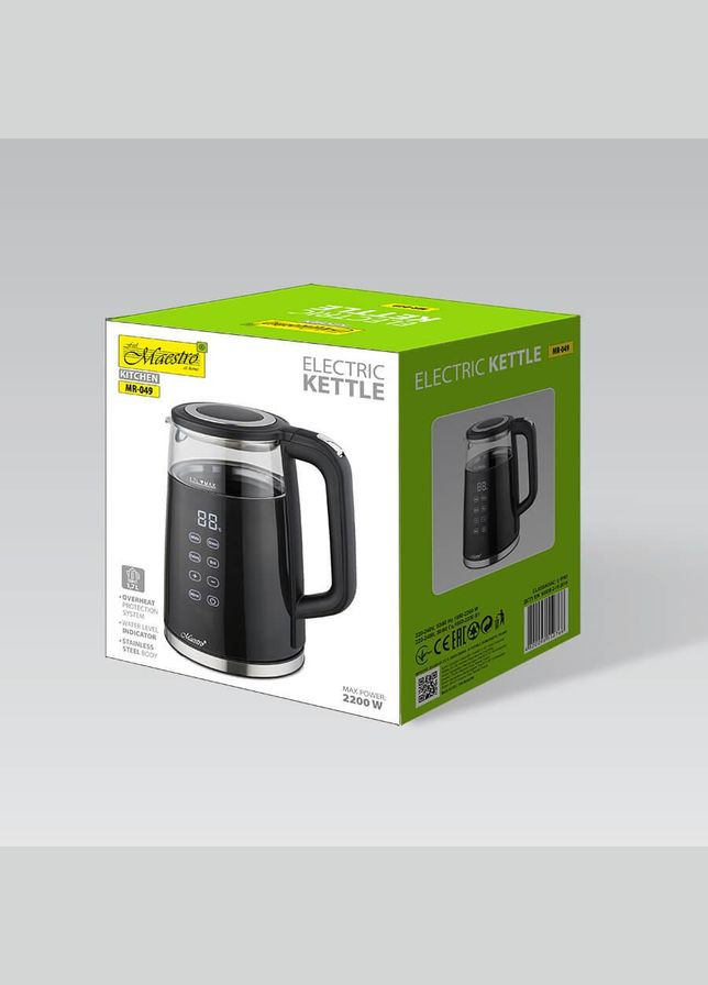 Електрочайник з сенсорним керуванням 1.7 л (MR-049) Maestro (328602136)