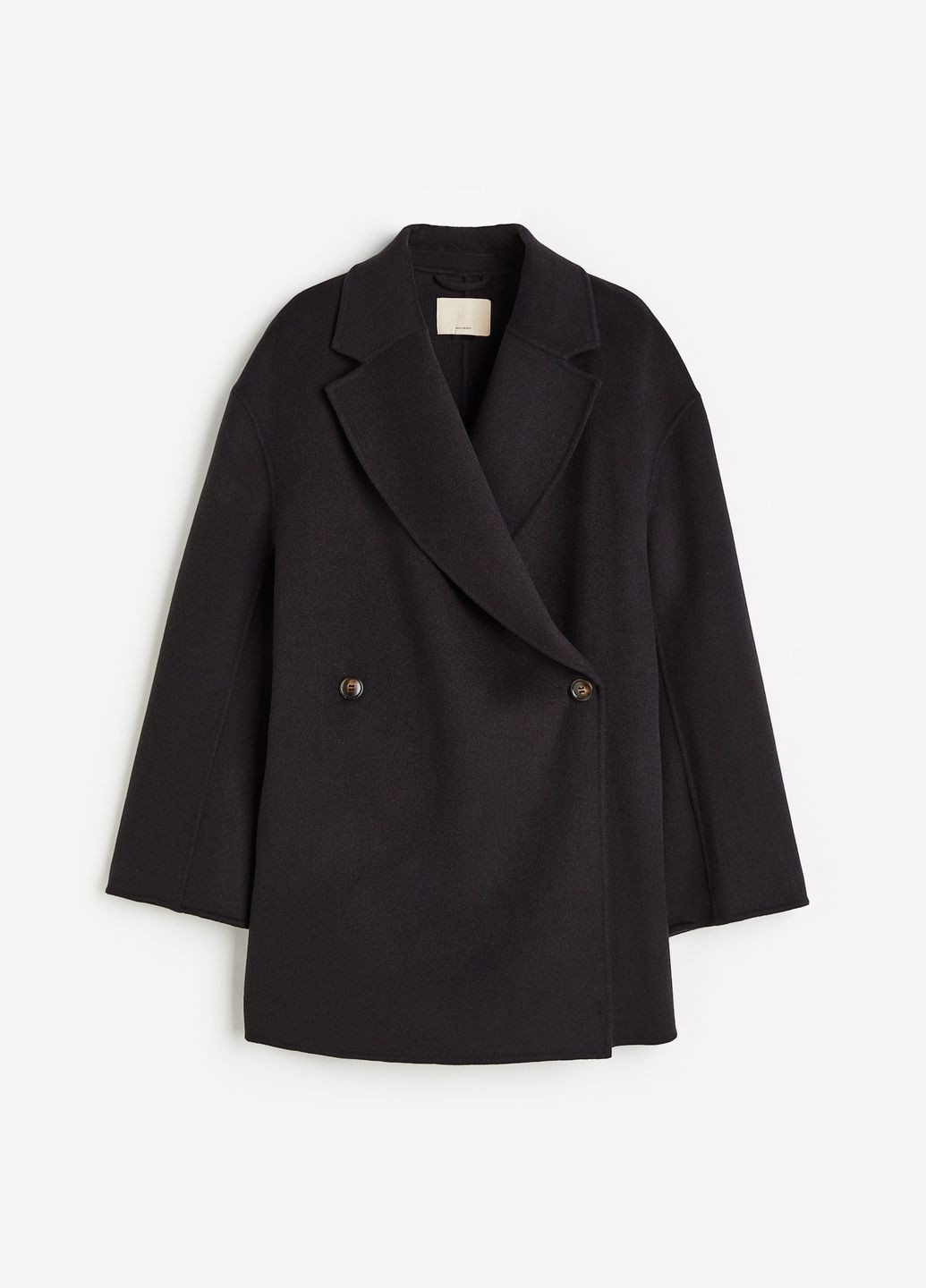 Темно-синее Повседневный полупальто H&M однотонное