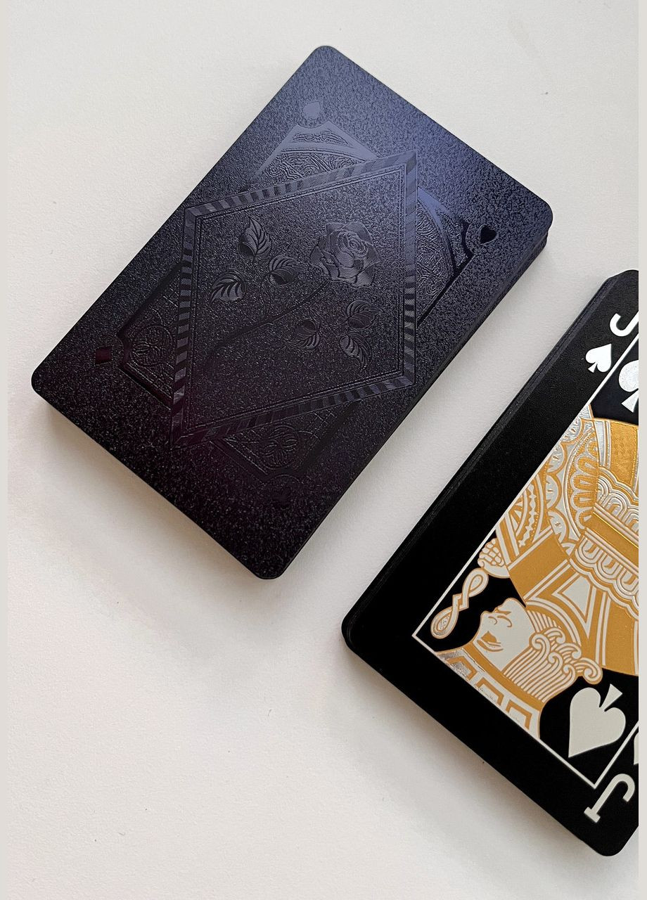 Гральні карти водонепроникні black No Brand (334877807)