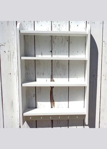 Полиця для ванної з дерева Хершебро зефір (ВНП-014620) No Brand (328091112)