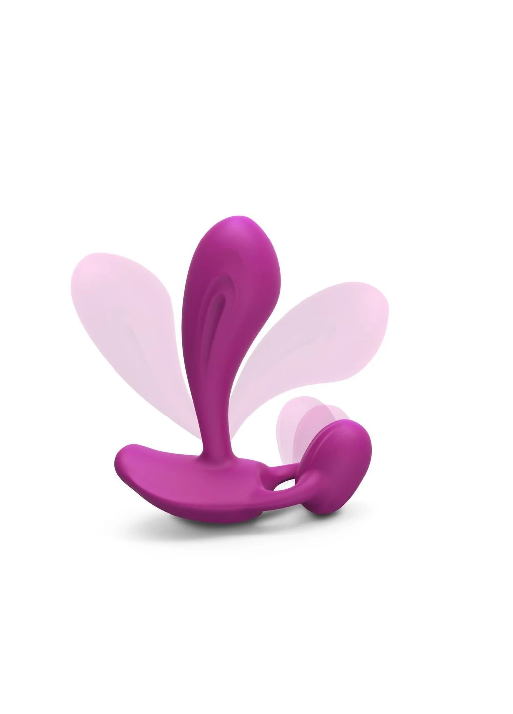 Вібратор WITTY - SWEET ORCHID універсальний, точки G+P, пульт ДК - CherryLove Love To Love (283251057)