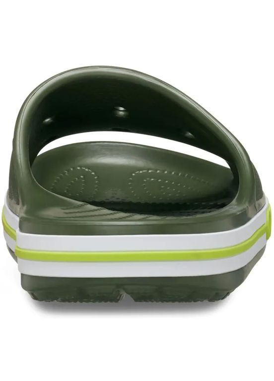 Темно-зеленые пляжные шлепанцы slide slate grey 205392 Crocs