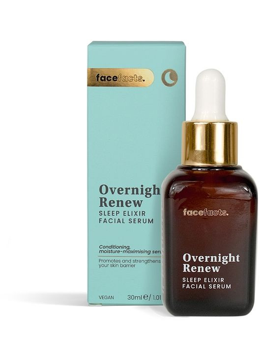 Сыворотка для лица Overnight Renew Sleep Elixir Facial Serum 30ml (1363605-26475817) Face Facts (368637063)