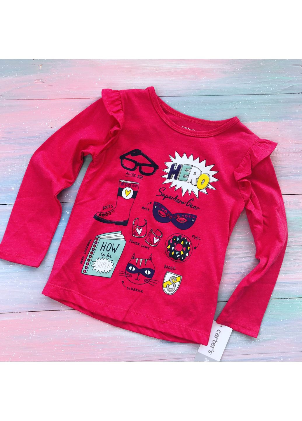 Реглан для девочки Carter's (361049537)