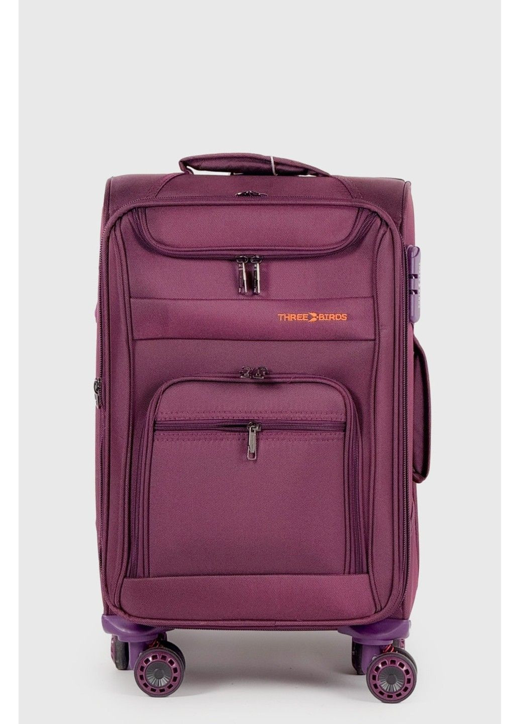 Маленький тканевый чемодан 6016-3-PR Three Birds (325985638)