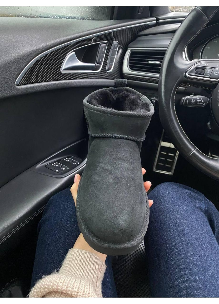 Угі Чоловічі UGG Ultra Mini Black (Замша) (366320979)
