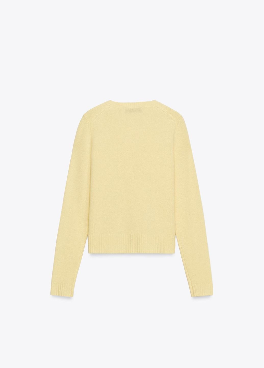 Светло-желтый демисезонный светр Zara