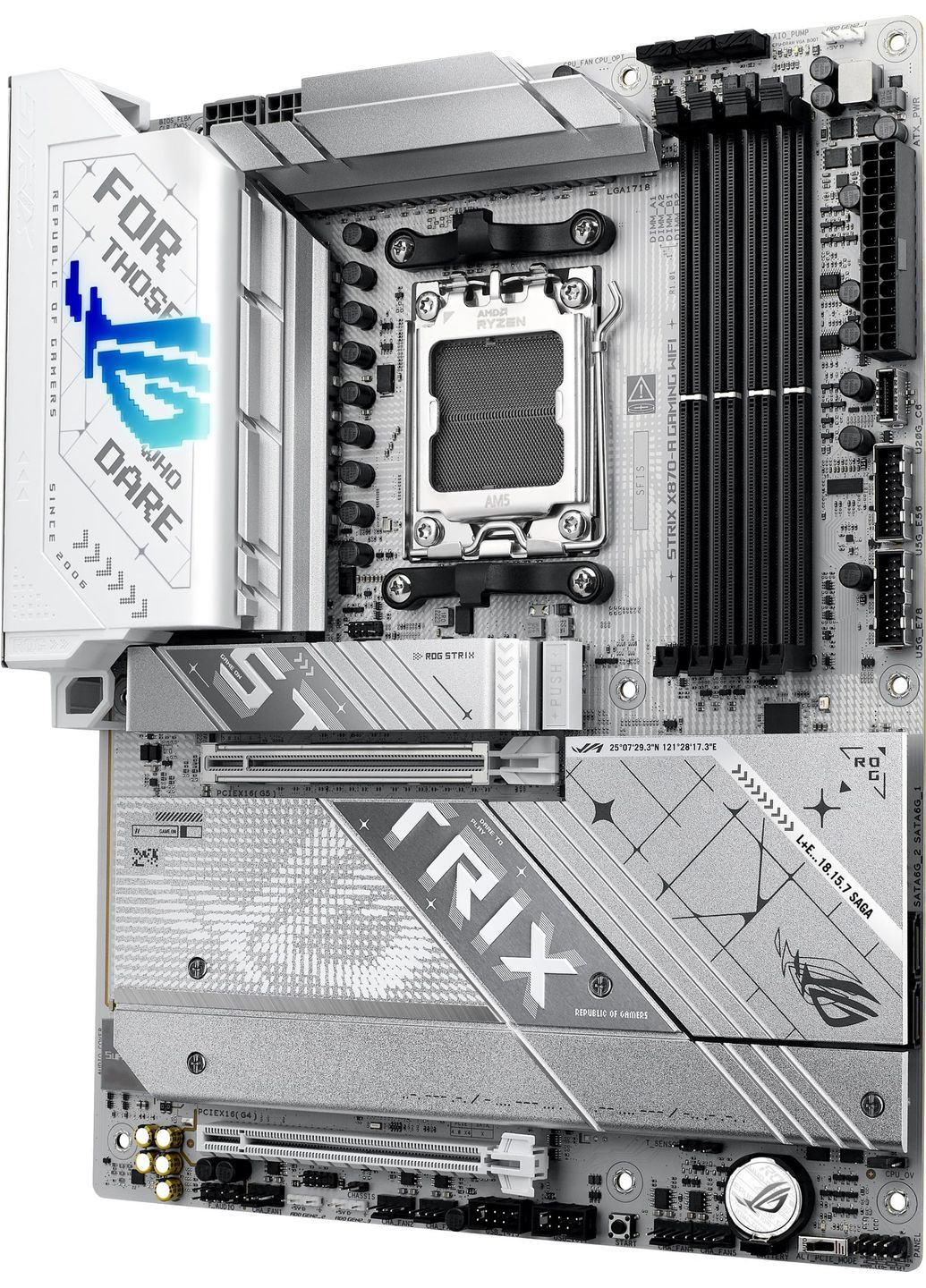 Материнcька плата ROG STRIX X870-A GAMING WIFI sAM5 X870 4xDDR5 M.2 HDMI DP WiFi BT ATX 90MB1IF0-M0EAY0 Asus (360793745)