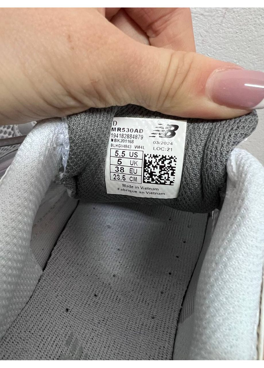 Сірі Осінні кросівки чоловічі new balance 530 grey silver нью беланс 530 No Brand