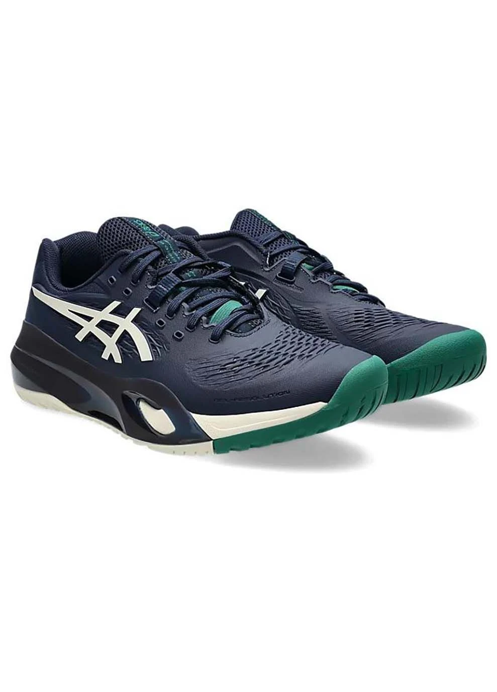 Темно-синие демисезонные мужские кроссовки gel-resolution x темно-синий Asics