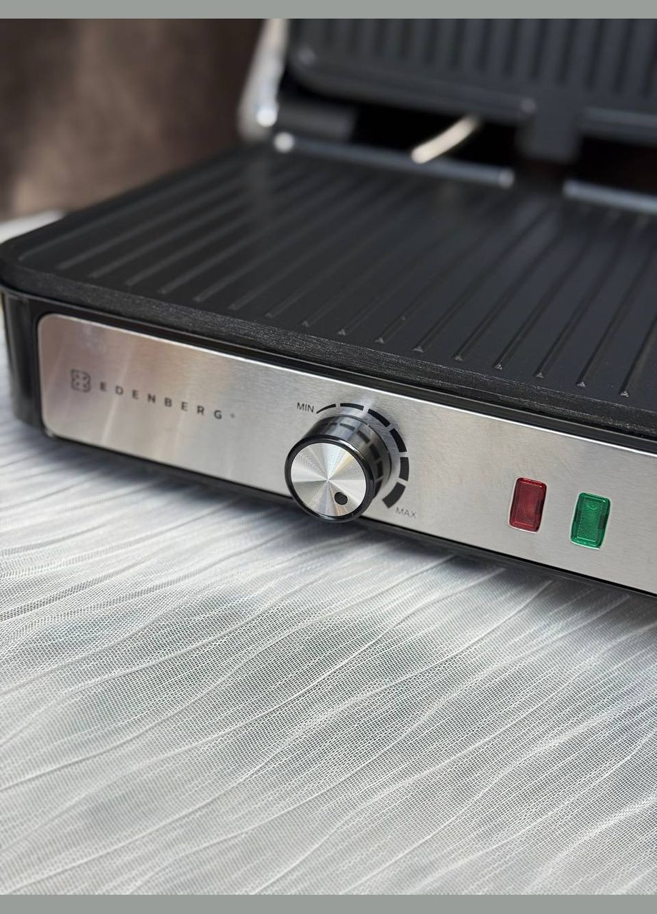 Гриль электрический EB-64467 с антипригарным покрытием 2000 Вт Edenberg (331870585)