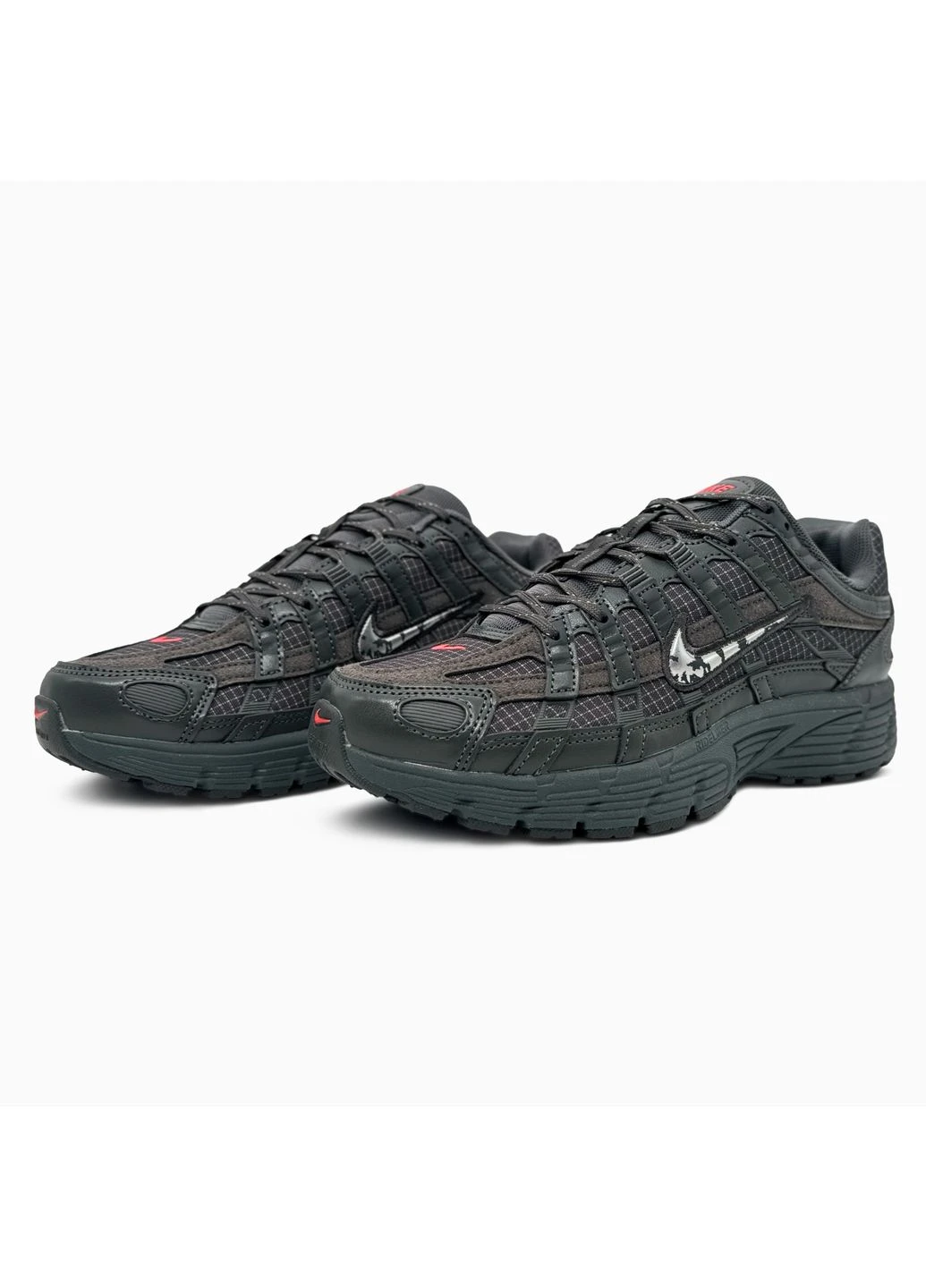 Темно-сірі Осінні кросівки чоловічі і жіночі Nike P-6000 Anthracite Iron Grey | Найк Р-6009