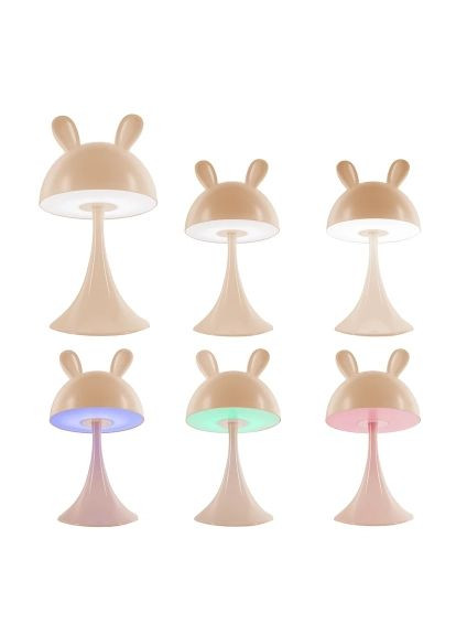 Нічник Світильник LED з акумулятором Simple Bunny, персиковий (K25-317-1-4) Kite Світильник LED з акумулятором Simple Bunny, персик (367829944)