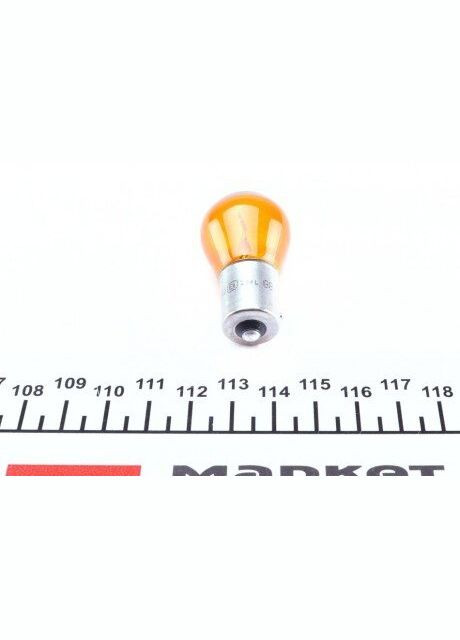 Автолампа PY21W 24V 21W BAU15s (желтая) (PY21W 24V HD) 008568100000 (opt-om) Magneti Marelli (340418075)