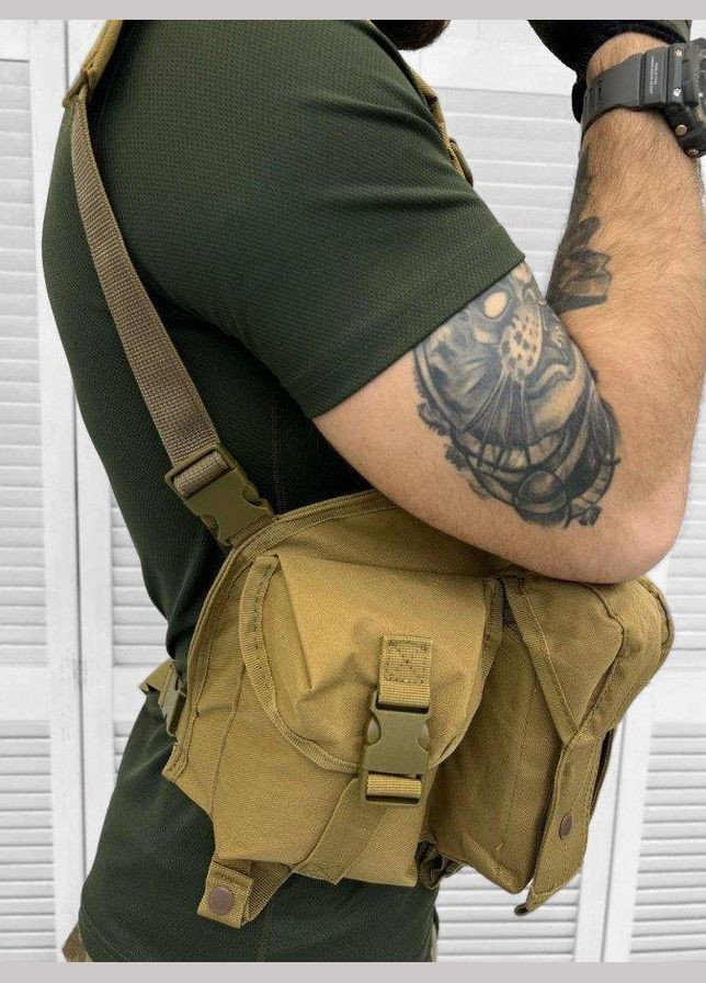 Разгрузка военная под магазины АК рпс разгрузочная система койот песочная No Brand (299460983)