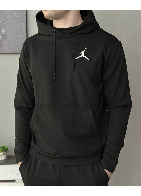 Чоловіча чорна кофта з красивим логотипом, в стилі nike jordan No Brand (364461609)