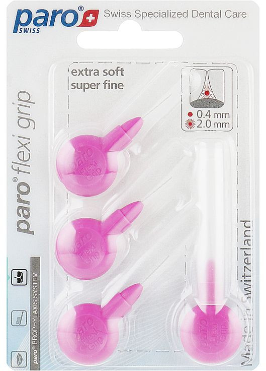 Межзубная щетка, 2 мм (4 шт.) Flexi-Grip*48шт (1017092-31105838) Paro Swiss (368646594)