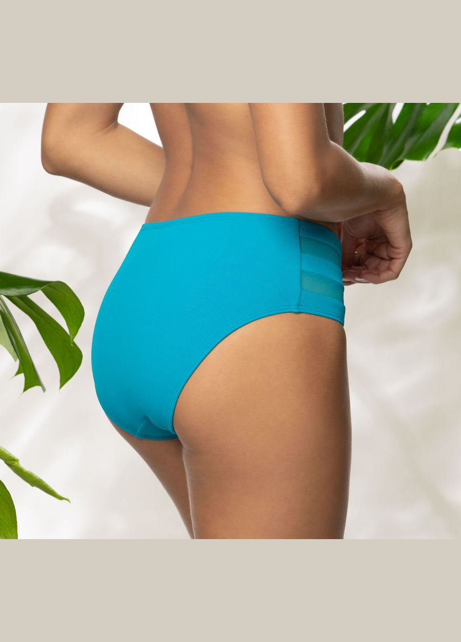 Бирюзовый демисезонный женский купальник. раздельный Orhideja Мʼяка чашка на кісточках