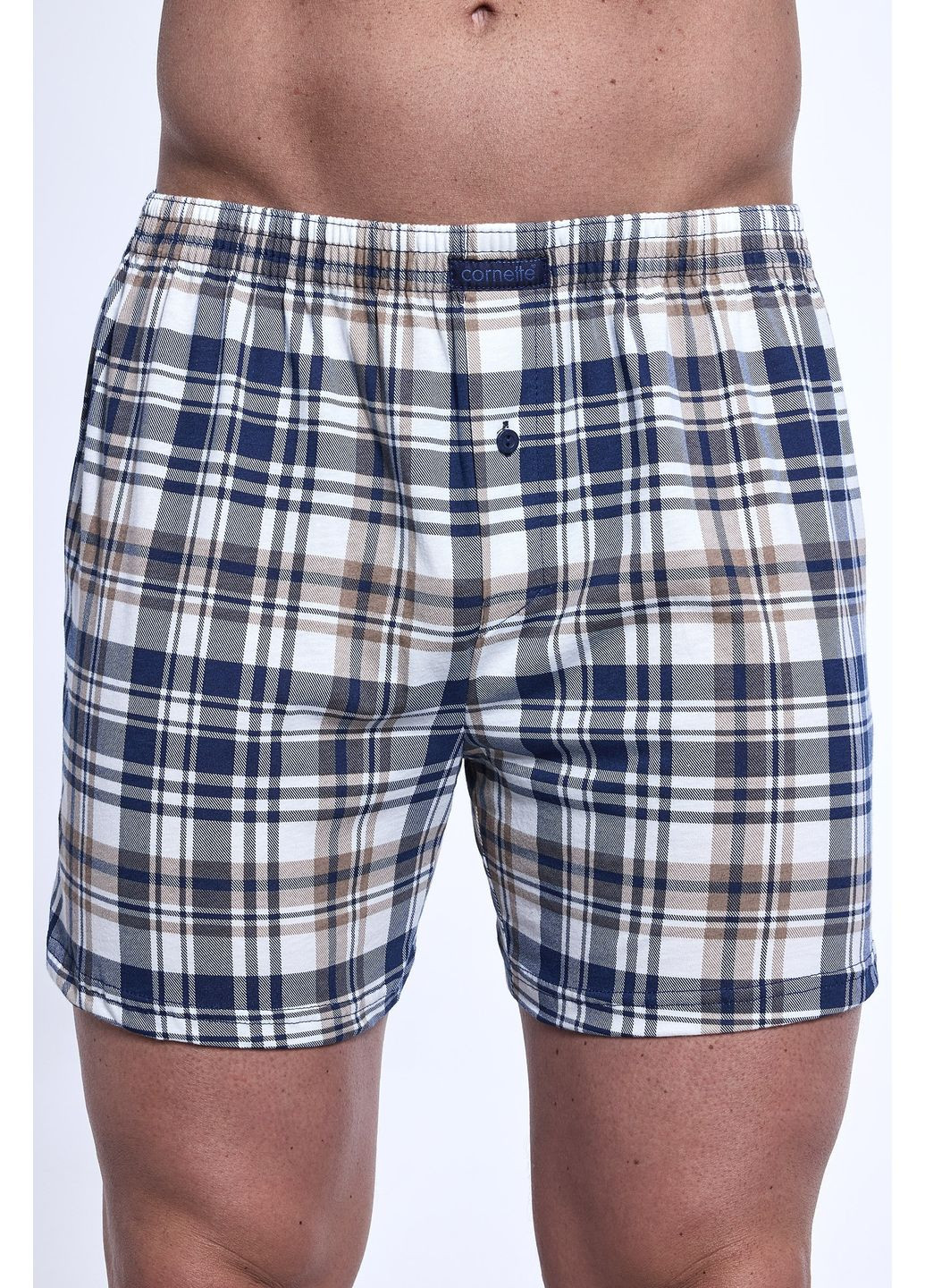 Трусы-боксеры с принтом клетка Comfort 002/319 Cornette (365858840)