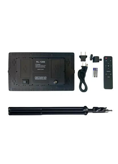 LED видеосвет -1200 50W для фото и видео с пультом и штативом RL (359377861)