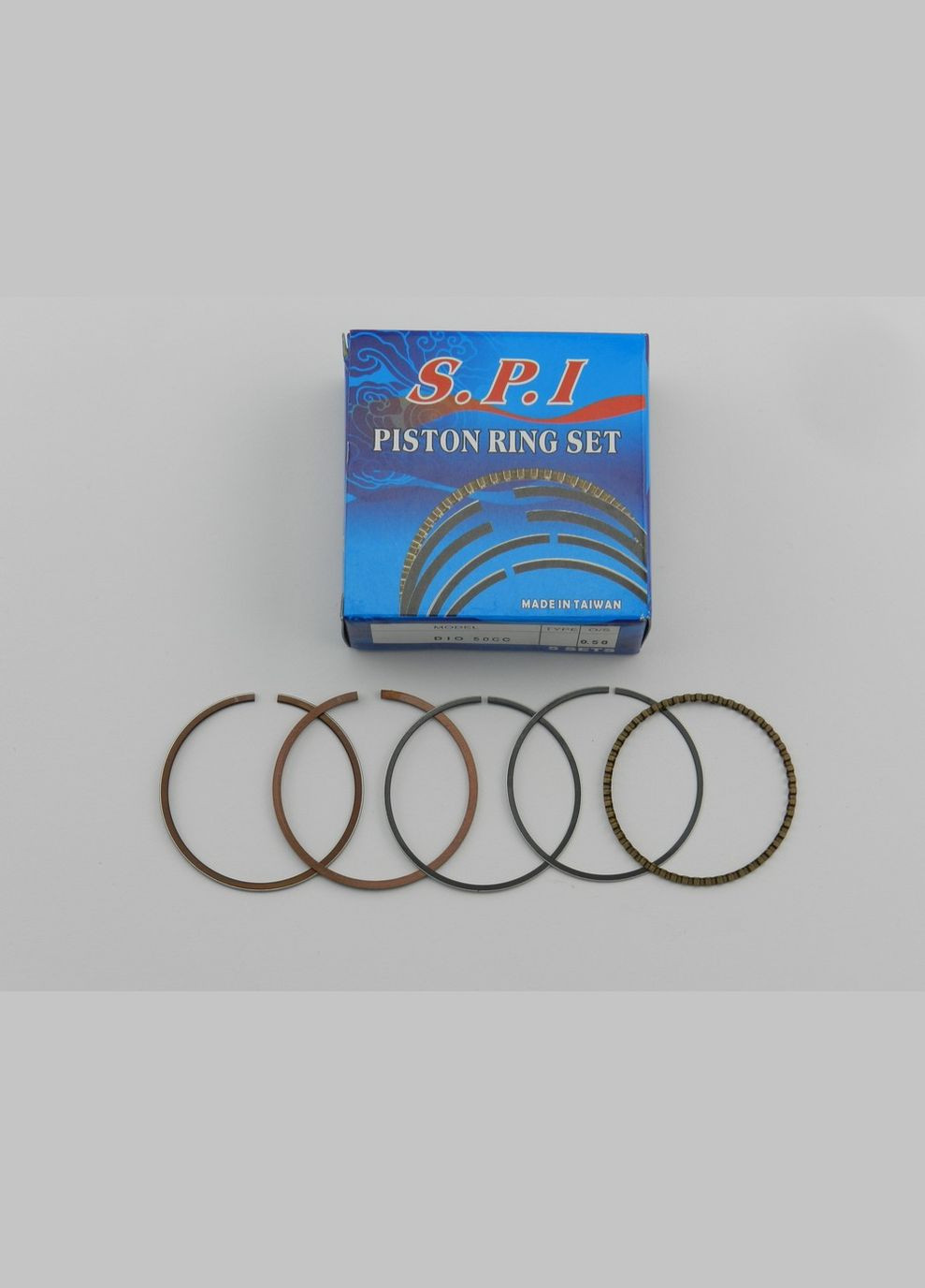 Кільця 4т ø-52,4мм GY6-125сс/Дельта/Альфа /Актив 110/125cc РЕМОНТ: STD SPI (тайвань) No Brand (369802629)