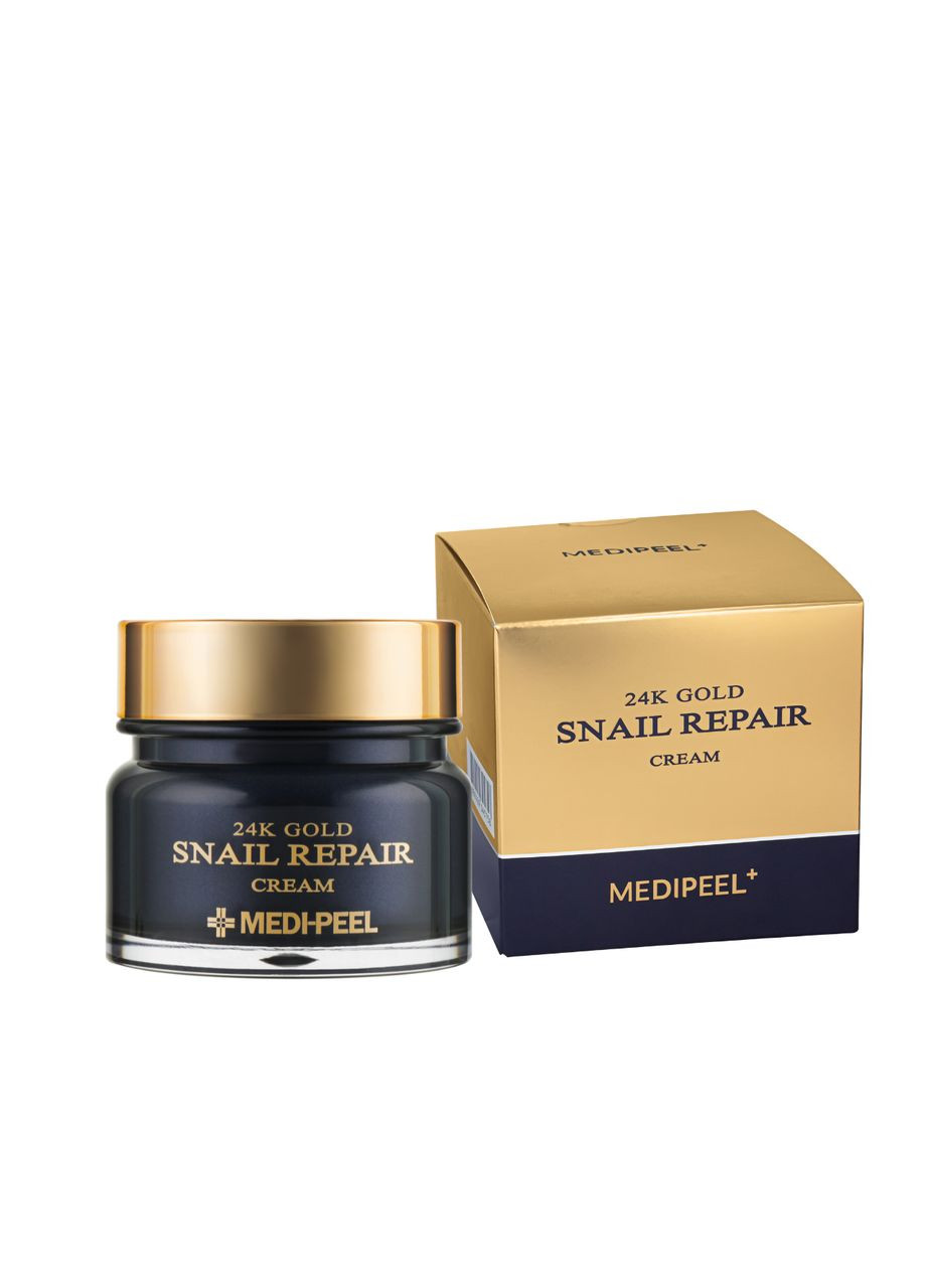 Medi-Peel Крем для обличчя 24k Gold Snail Repair Cream з колоїдним золотом, муцином равлика 50 мл — Крем, Південна Корея (324390645)