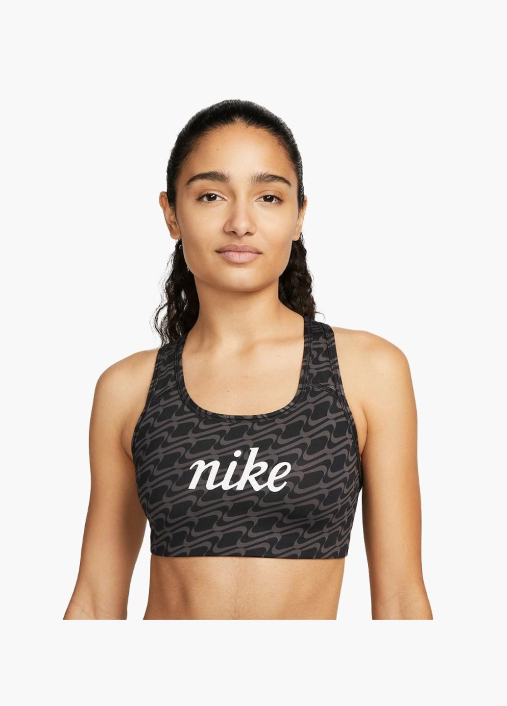 Топ женский Swoosh Icon Clash Black DQ5121-010 Nike (326783473)