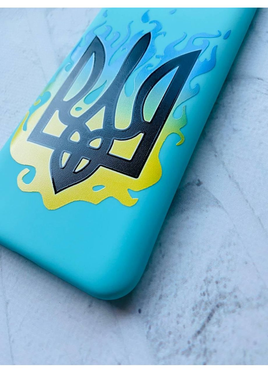 Матовый чехол на iPhone 13 Pro Max:: Тризуб Пламя (принт 257) Creative (360700383)